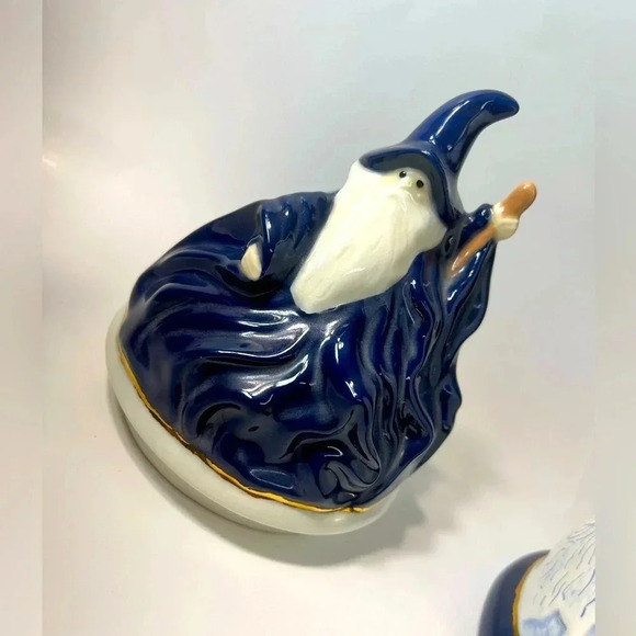 Epic Massive 14”h Viking, Dragon, Bone Handled Ceramic Stein w/ Wizard Lid 🤯👌 - Picture 3 of 15